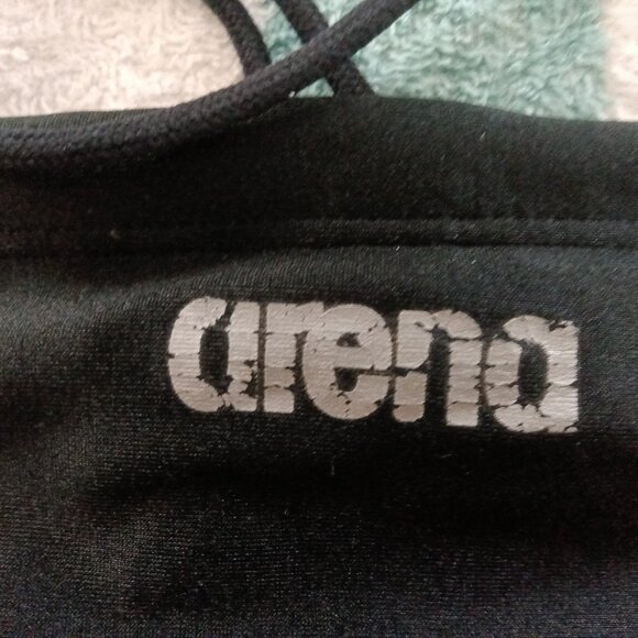 ARENA VINTAGE BLACK TEAM SWIM BRIEF, SIZE LARGE (Pre-Owned) - Picture 5 of 8